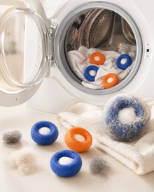 Boules LavagePattes™ – Attrape-poils pour lessive